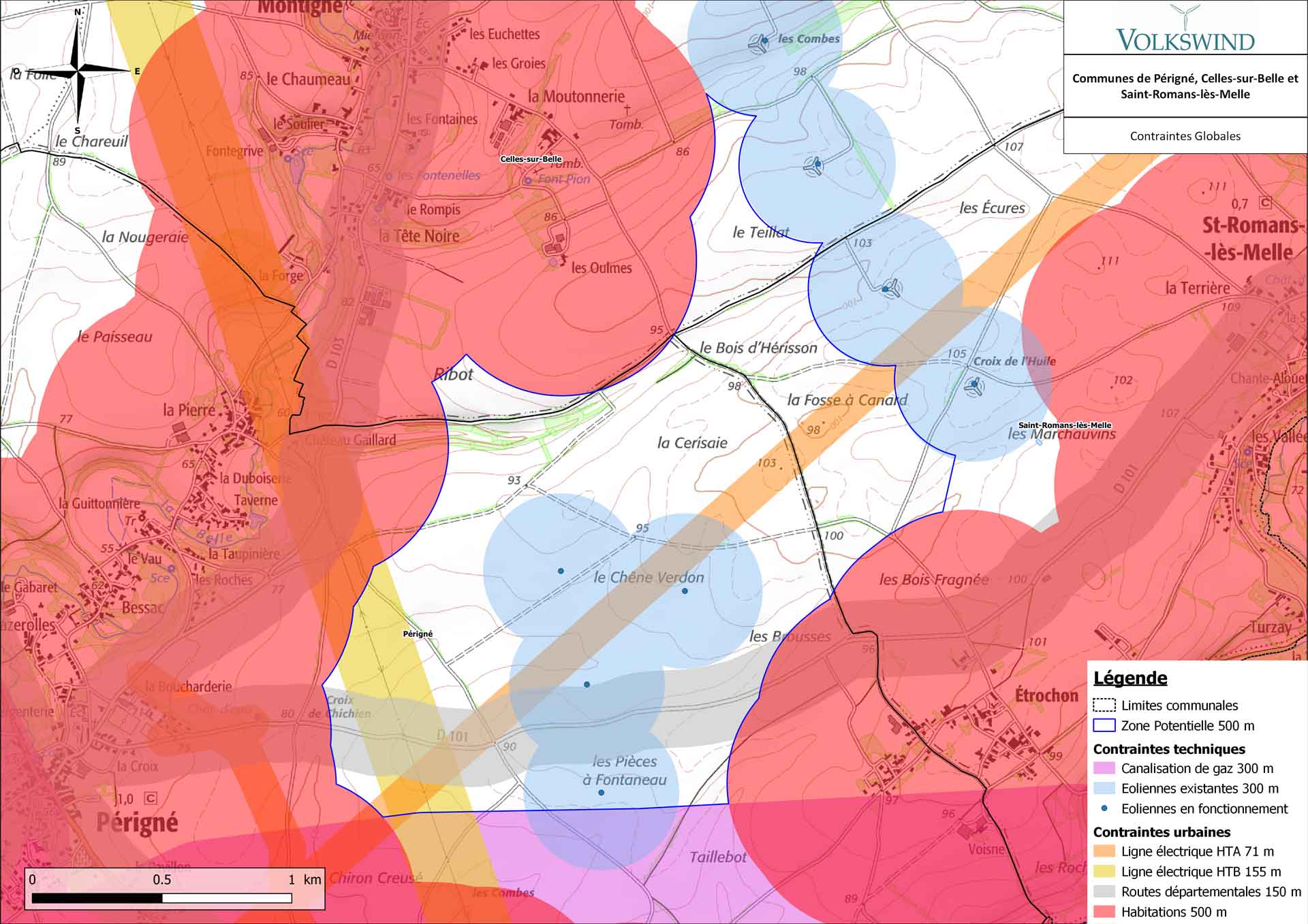 carte des contraintes